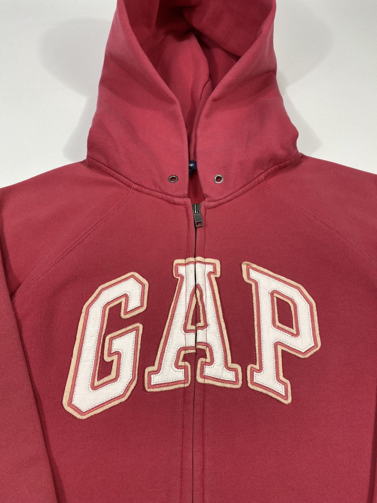 Gap Y2K Gap Zip Pink Hoodie Size L / US 10 / IT 46 - 5 Thumbnail