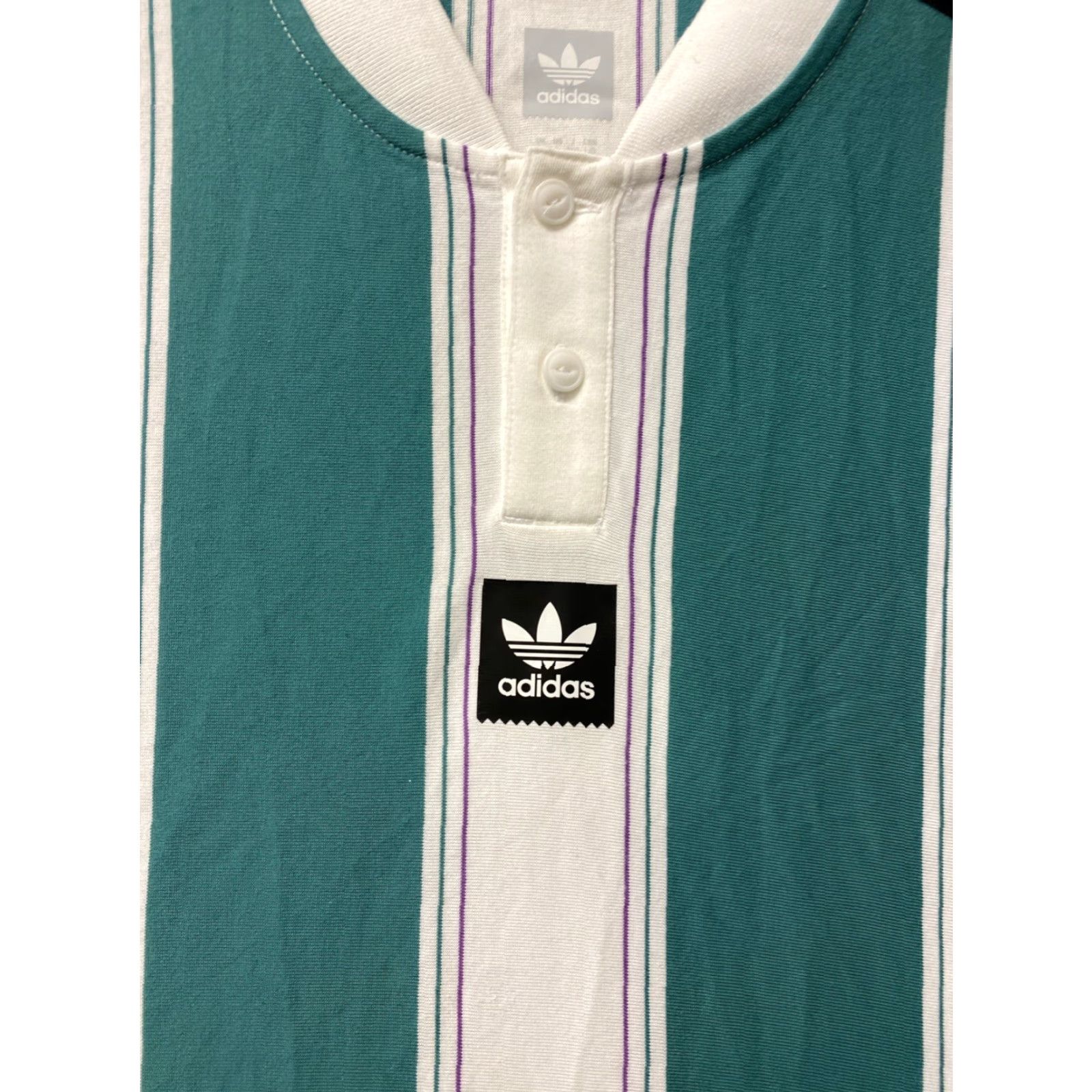 Adidas Adidas Polo Shirt Men L Cotton Blend Primegreen White / 162-40 Size US L / EU 52-54 / 3 - 2 Thumbnail