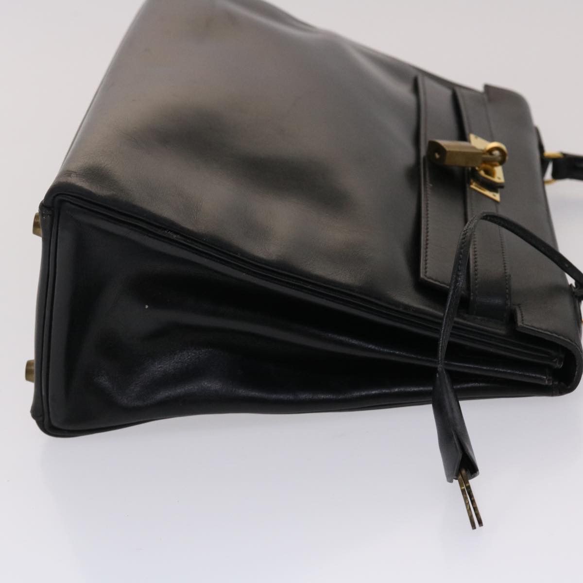 Hermes HERMES Kelly 32 Hand Bag Leather Black Size ONE SIZE - 3 Thumbnail