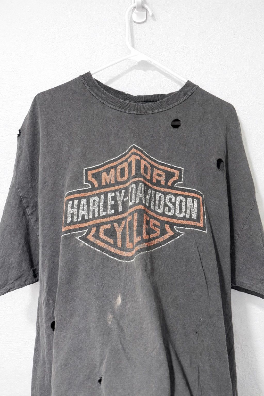 Harley Davidson Thrashed and Faded Harley Davidson Vintage Tee Size US XXL / EU 58 / 5 - 1 Thumbnail
