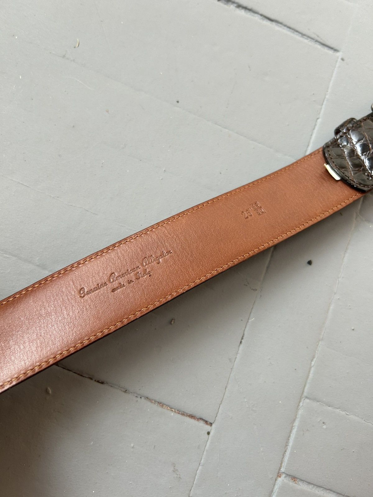 Ralph Lauren Ralph Lauren alligator leather belt silver 925 Size ONE SIZE - 9 Thumbnail