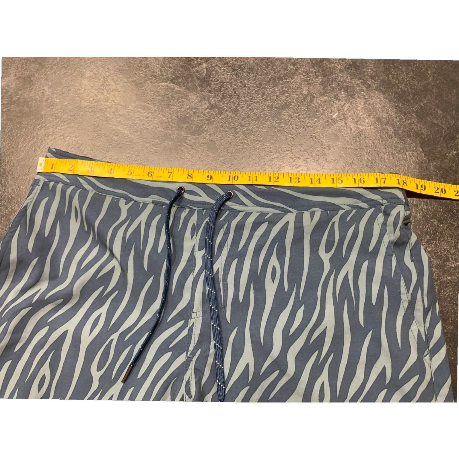 Vintage Fair Harbor Swim Shorts Mens XL Navy Blue Gray Lined 7” Beach Shorts Size US 36 / EU 52 - 4 Thumbnail