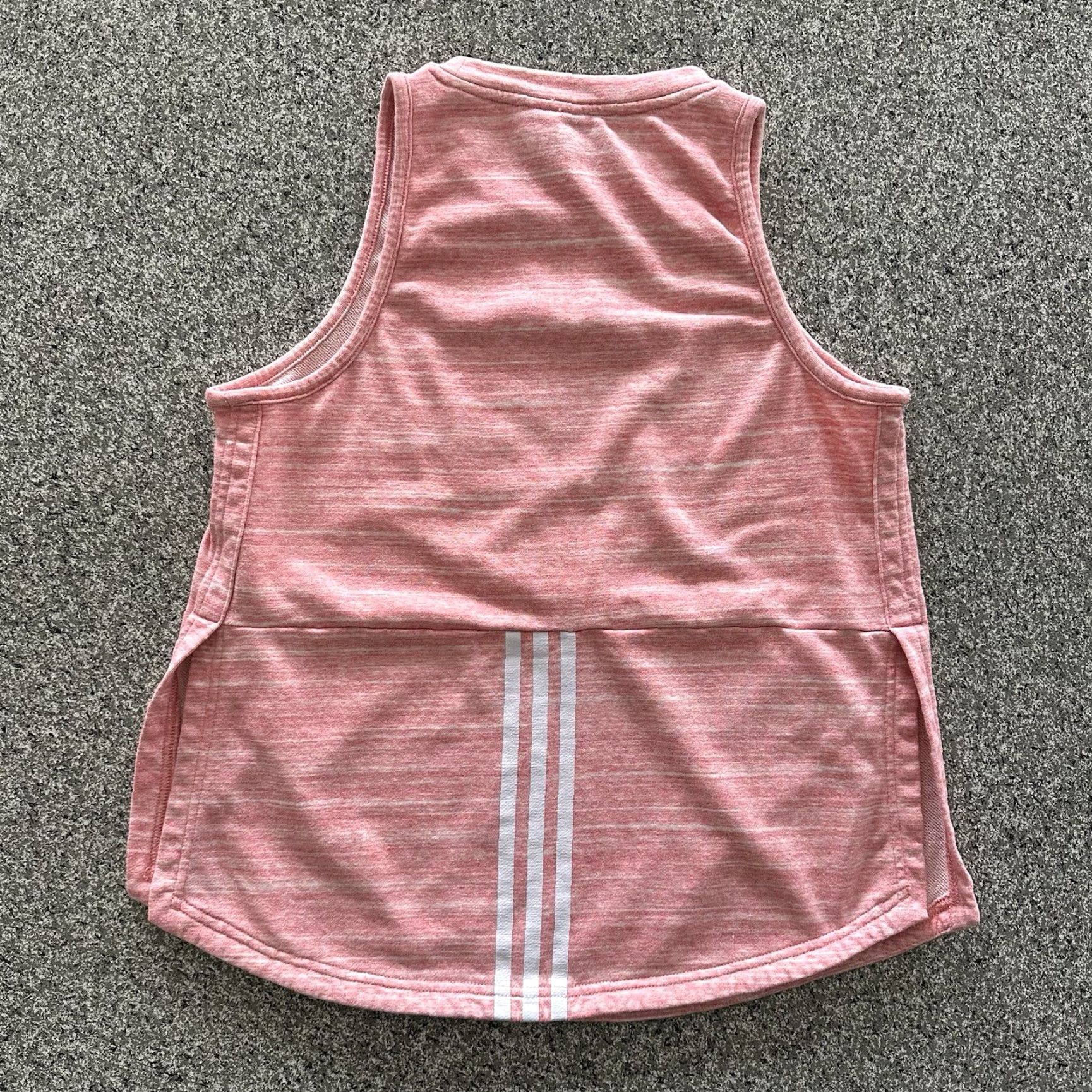 Adidas Adidas Tank Top Womens Size M Pink Sleeveless Crew Neck Terry Pullover Activewear Shirt Size M / US 6-8 / IT 42-44 - 4 Thumbnail