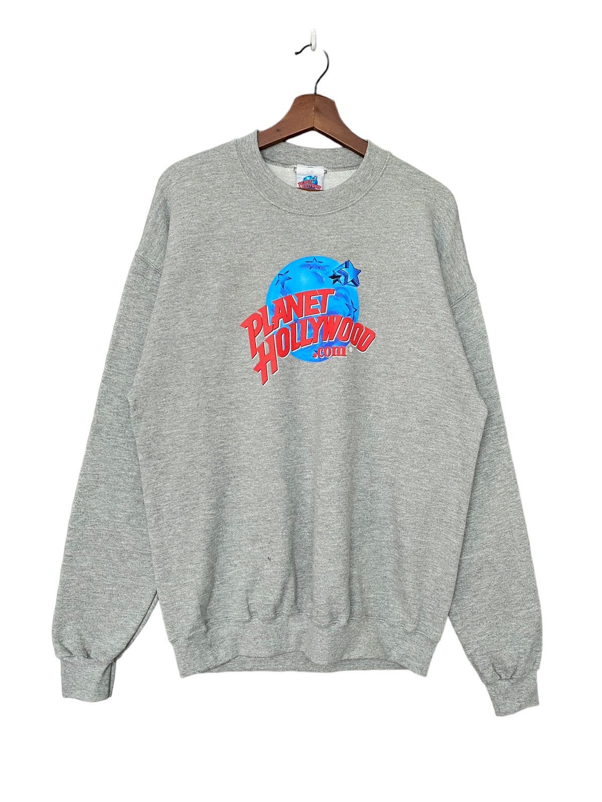 Planet Hollywood × Vintage Vintage Brand Planet Hollywood Sweatshirt 1990s Size US L / EU 52-54 / 3 - 1 Thumbnail