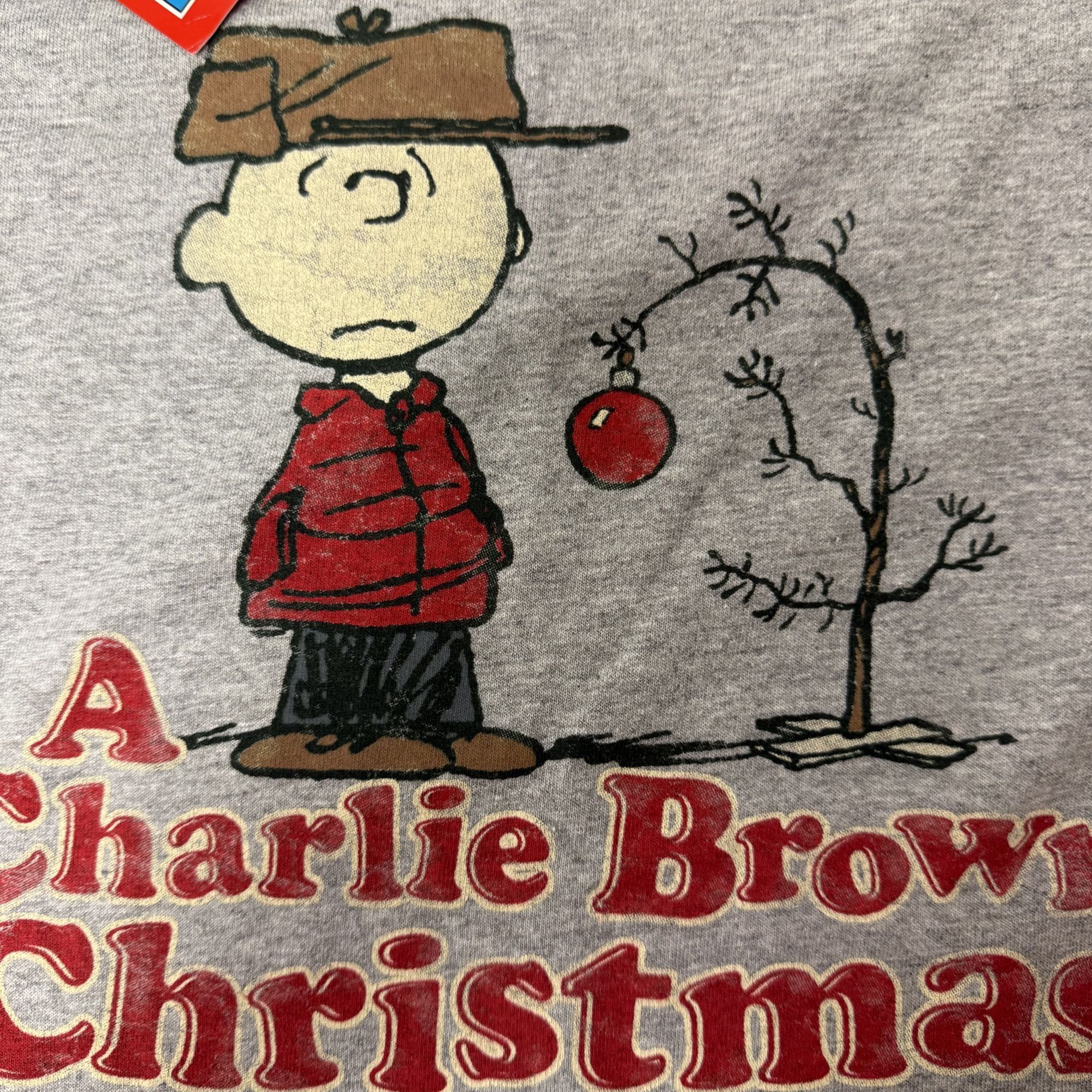 Peanuts Y2K Peanuts A CHARLIE BROWN CHRISTMAS Tree Heather T Shirt M Size US M / EU 48-50 / 2 - 7 Thumbnail