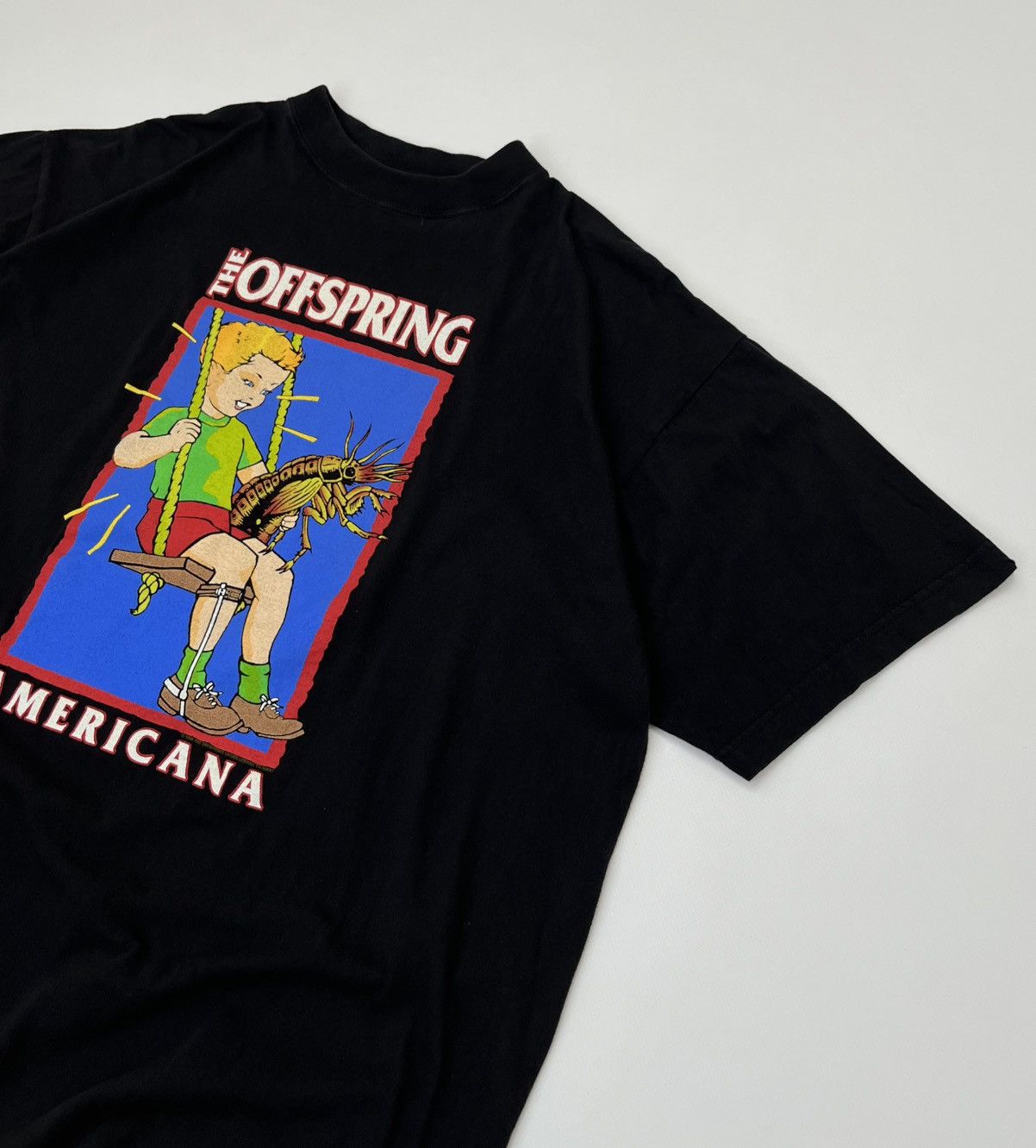 Vintage The Offspring Americana 1998 Under License To Giant T-Shirt Size US XL / EU 56 / 4 - 6 Thumbnail
