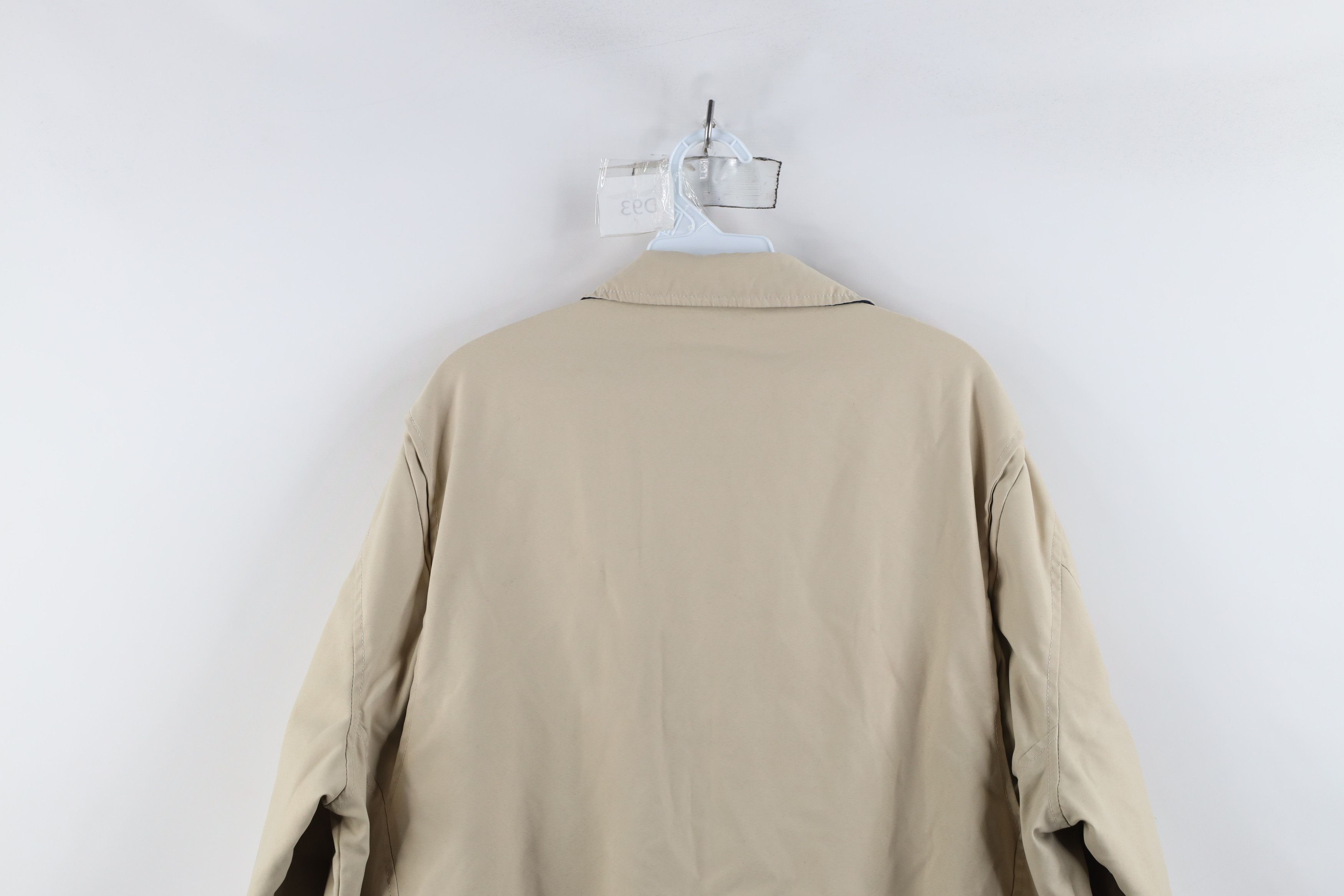 Tommy Hilfiger × Vintage Vintage 90s Tommy Hilfiger Microfiber Bomber Jacket Beige Size US L / EU 52-54 / 3 - 15 Thumbnail