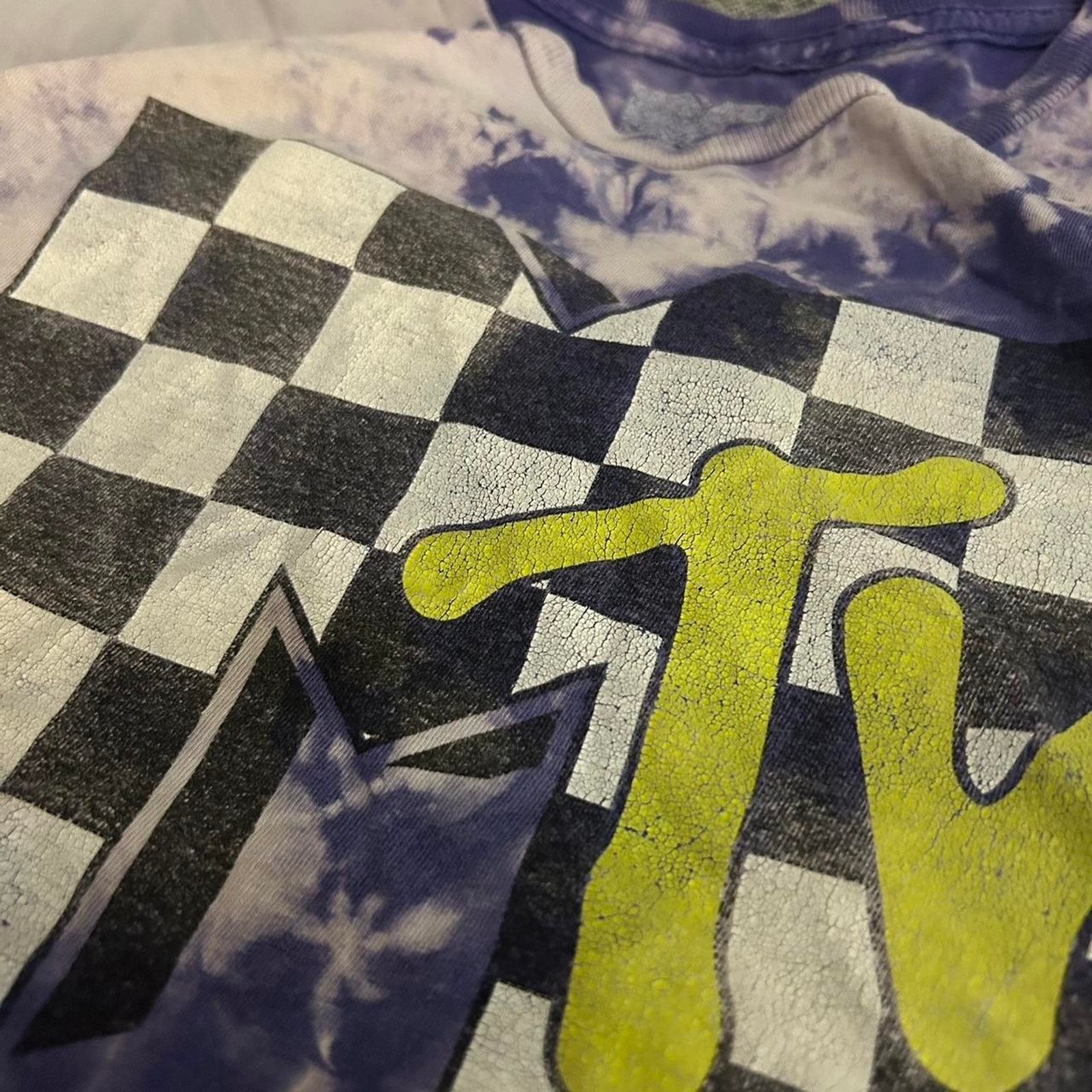 Other (XL) Purple Tie Dye MTV Shirt Size XL / US 12-14 / IT 48-50 - 1 Thumbnail