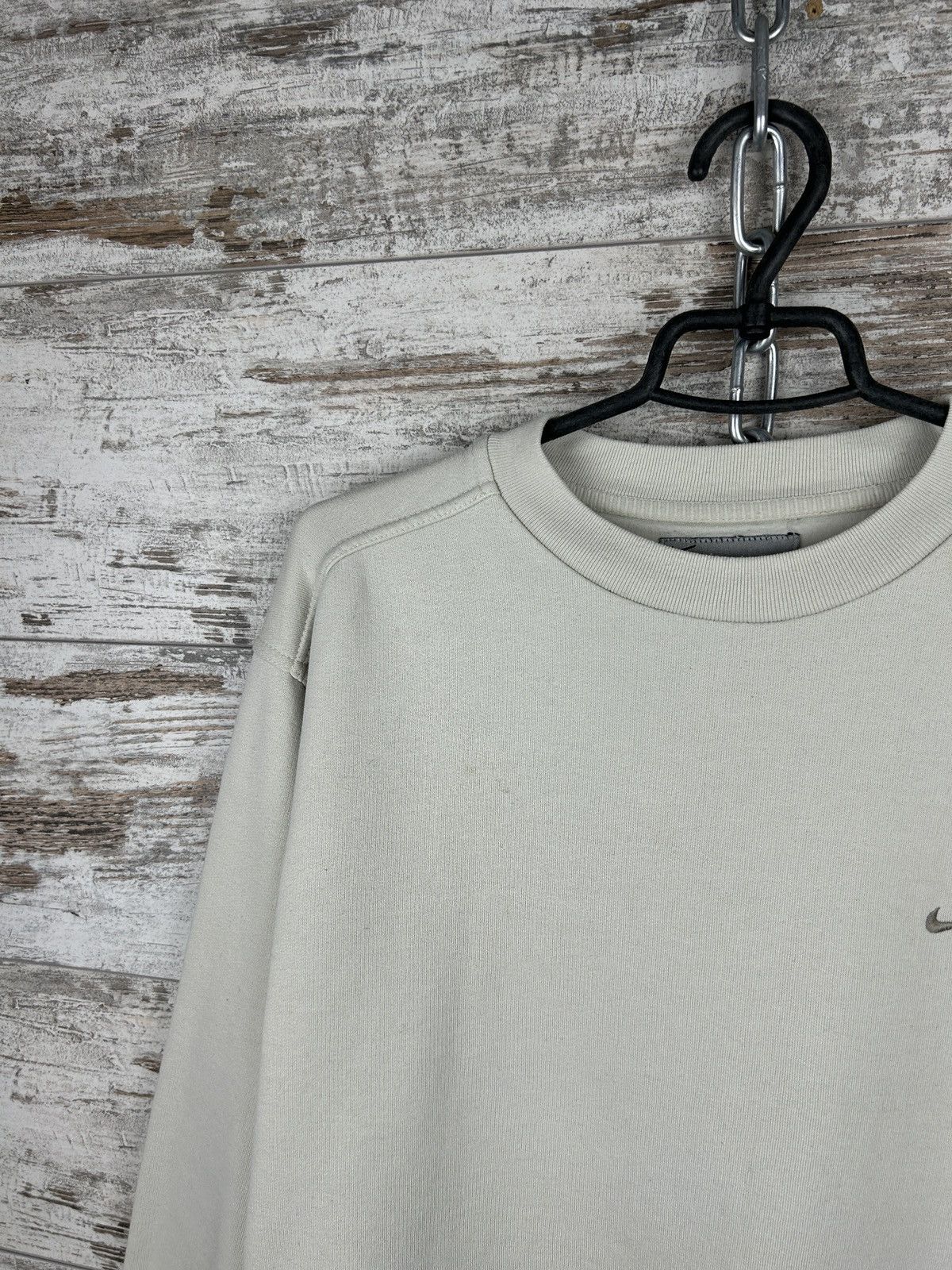 Nike × Vintage Mens Vintage Nike swoosh Sweatshirt basic y2k streetwear 90s Size US S / EU 44-46 / 1 - 4 Thumbnail