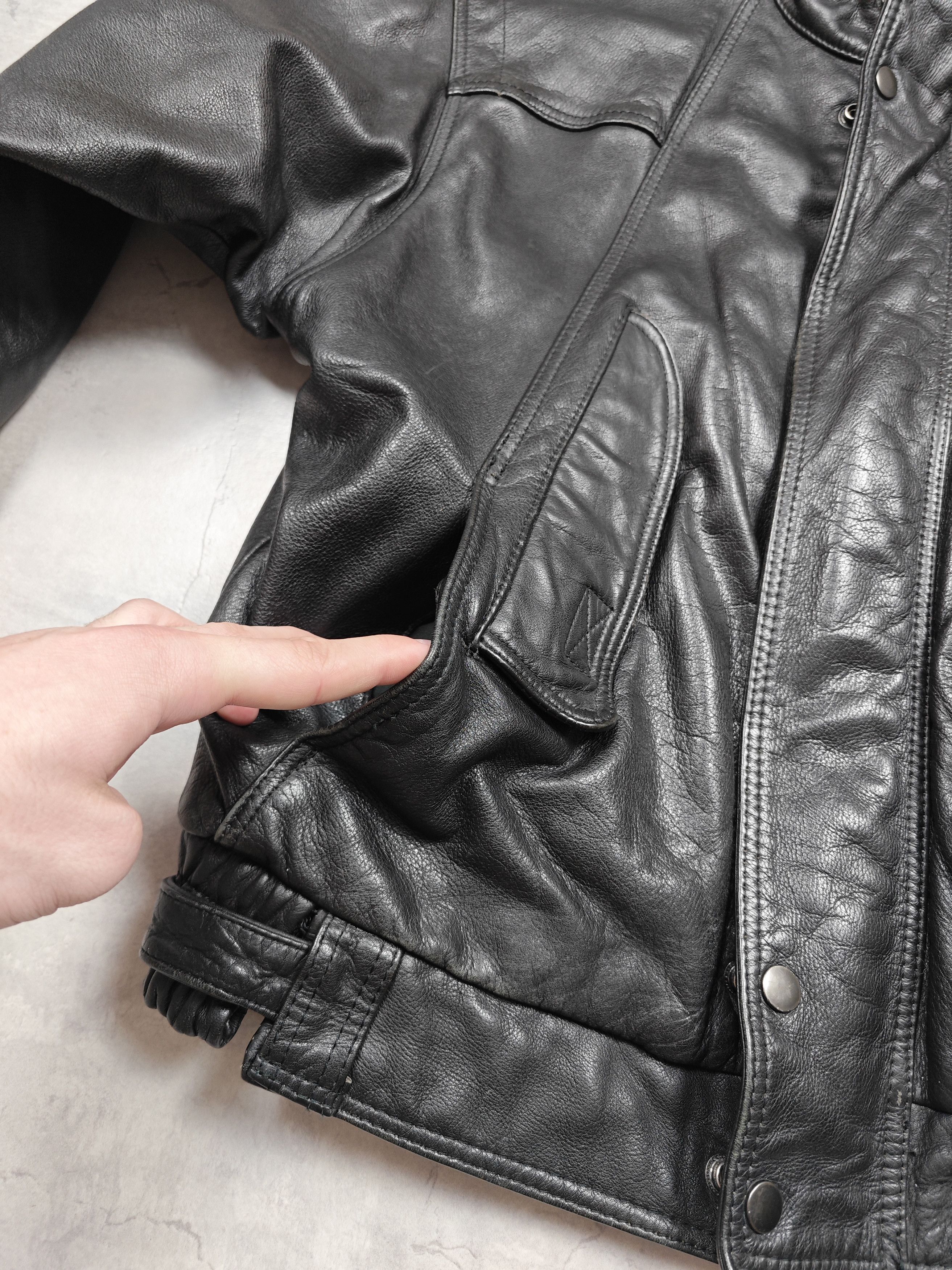 Angelo Litrico Angelo Litrico Vintage Leather Jacket Size US XL / EU 56 / 4 - 10 Thumbnail