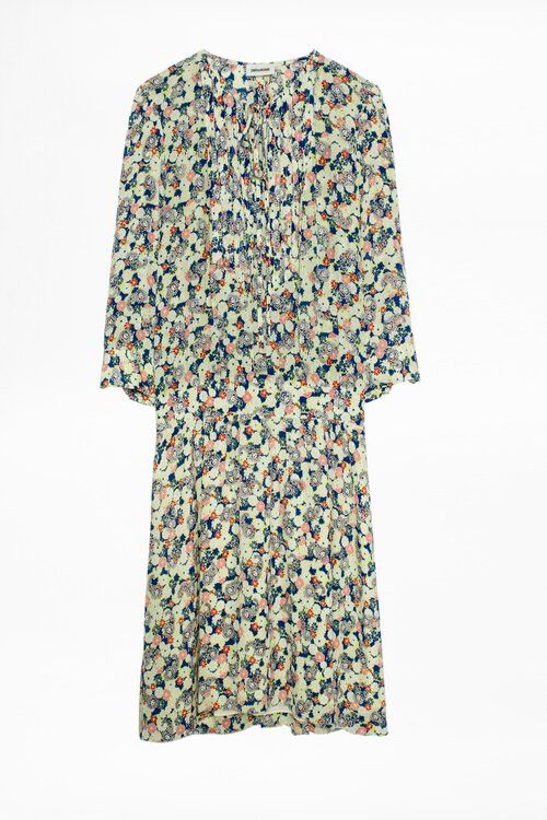 Zadig & Voltaire Zadig & Voltaire Remis Flower Dress Size L / US 10 / IT 46 - 1 Thumbnail