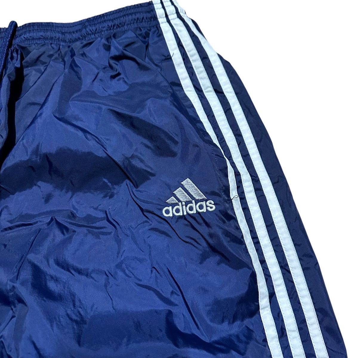 Adidas × Vintage Vintage 90s Adidas Blue Windbreaker Sweatpants Size US 36 / EU 52 - 4 Thumbnail