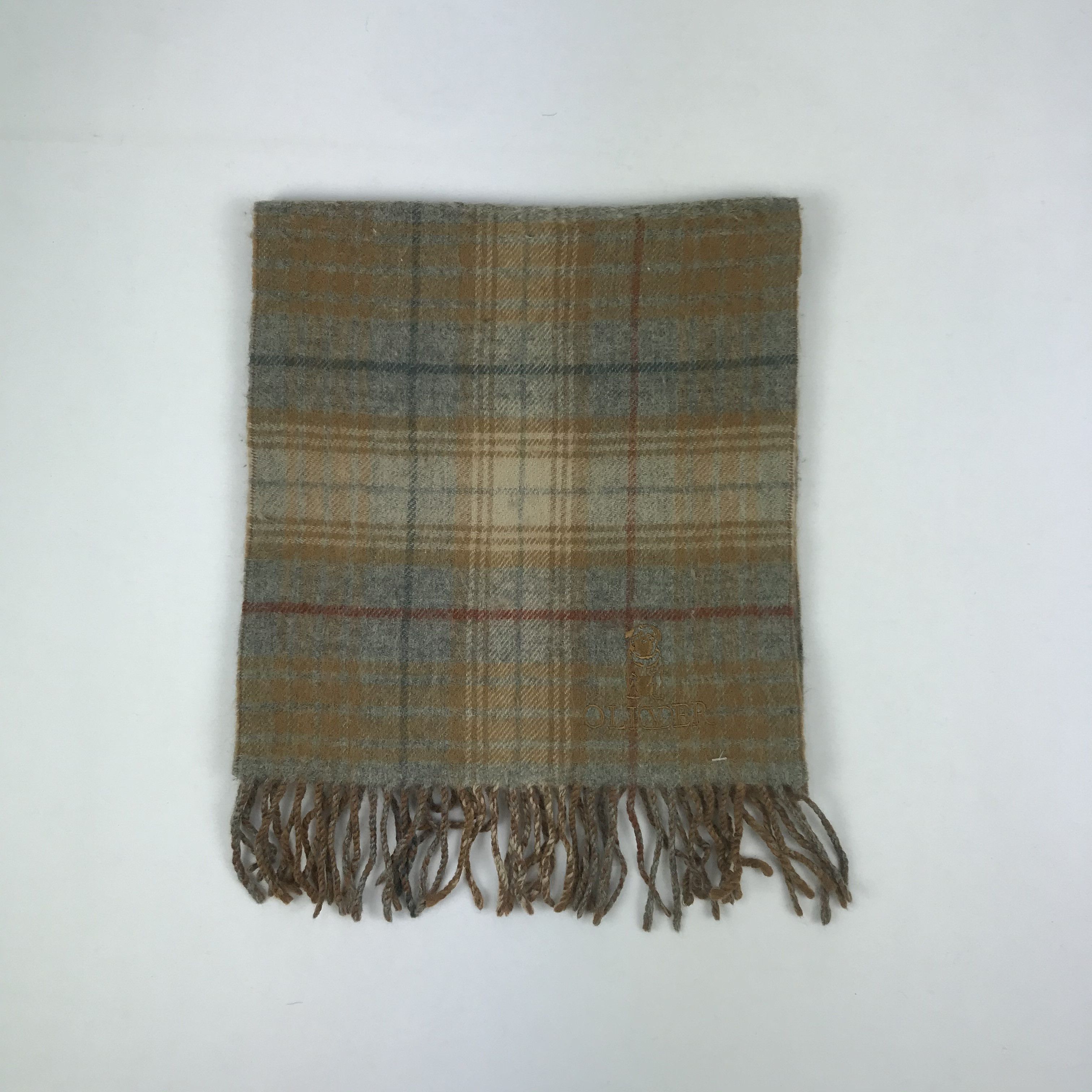 Vintage Vintage Oliver Scarf Muffler Wool Cashmere Scarves Size ONE SIZE - 2 Thumbnail