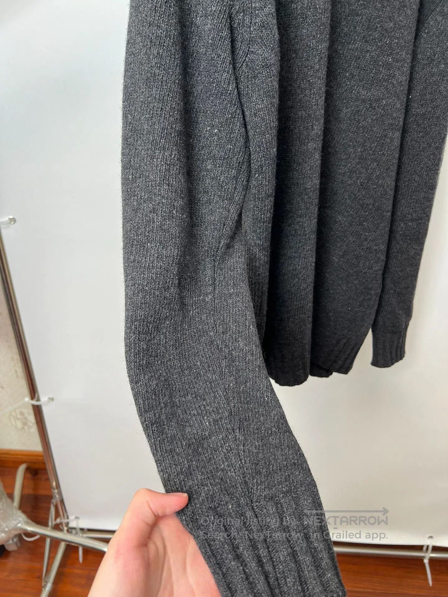 Helmut Lang Helmut Lang 1999AW Gray Wool Sweater. Size US M / EU 48-50 / 2 - 4 Thumbnail