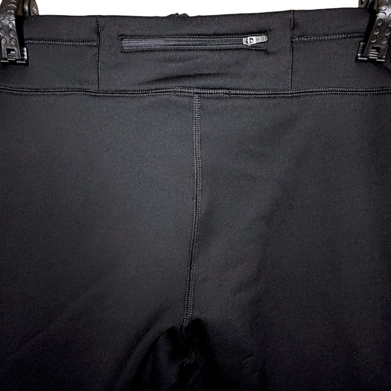 L.L. Bean LL Bean Women Black Primaloft Fleece Lined Leggings Med Tall Size 31" - 3 Thumbnail