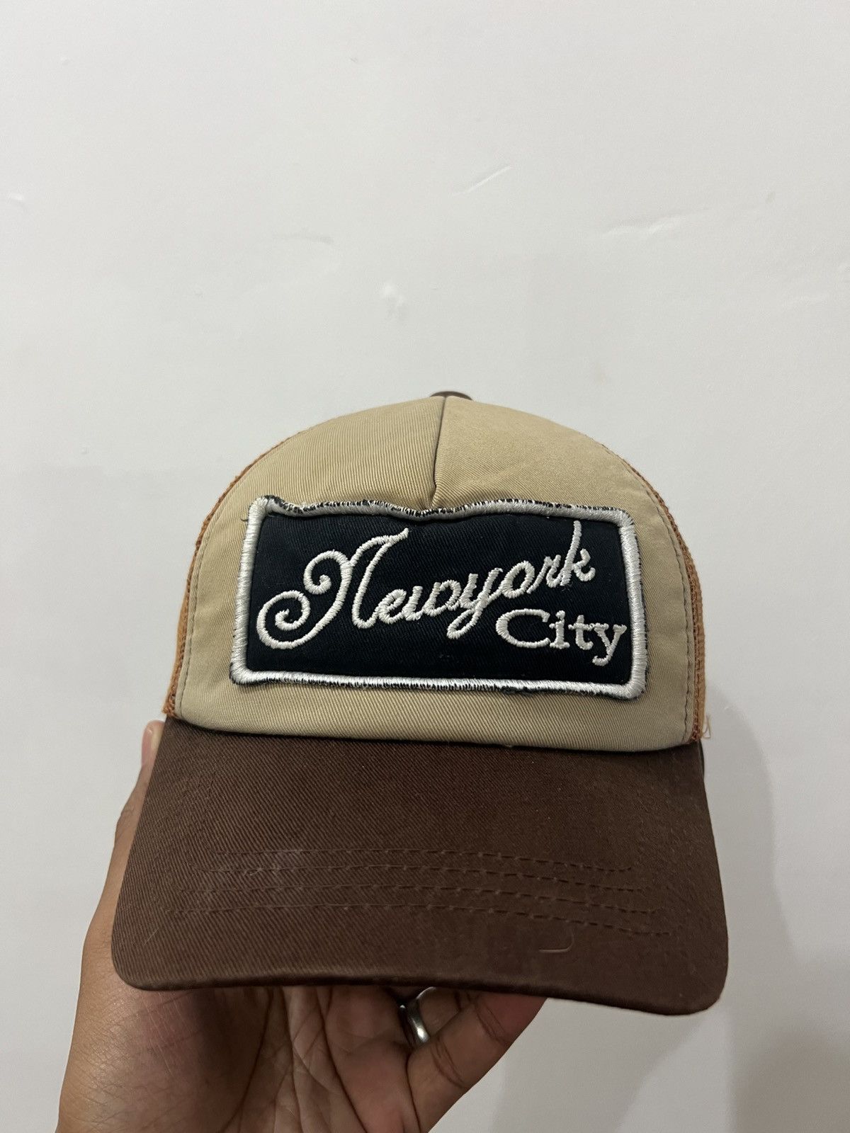 Japanese Brand Newyork City Patches Trucker Hat Size ONE SIZE - 1 Thumbnail