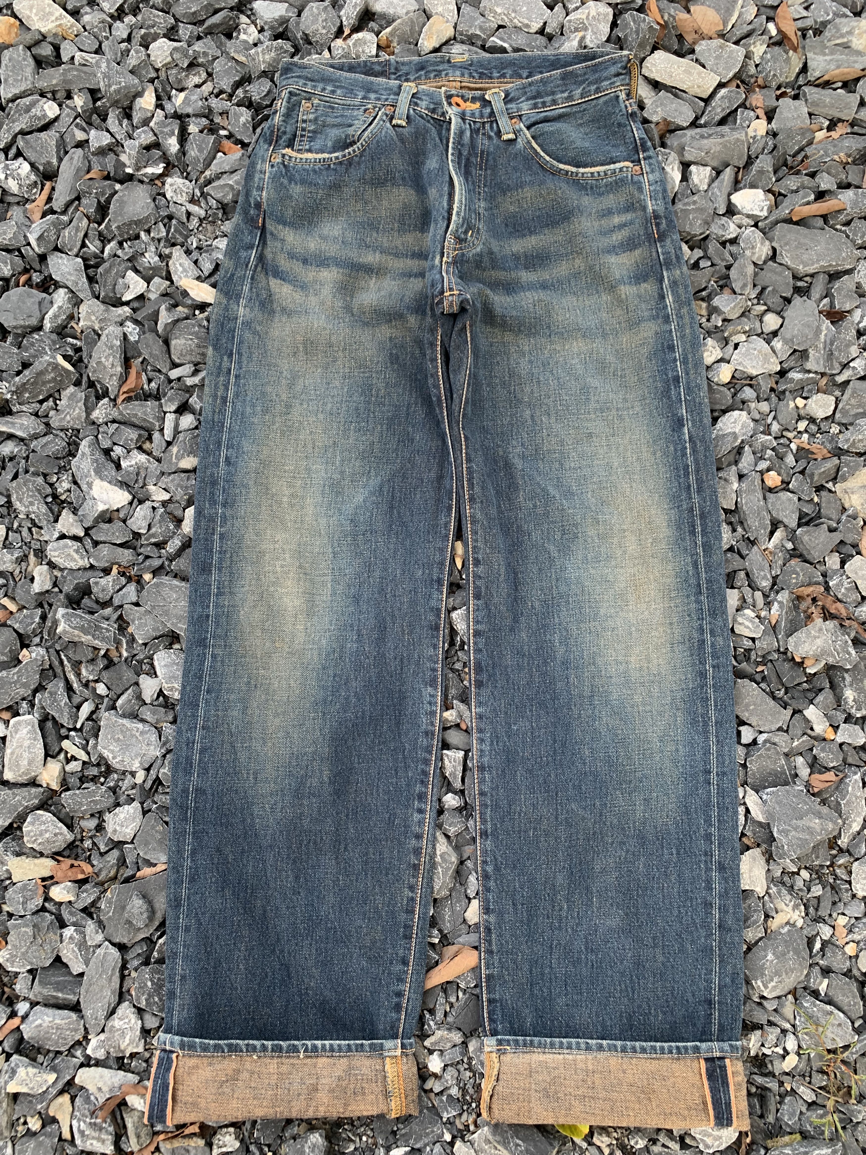 Kapital VINTAGE EDWIN 505X SELVEDGE MUDWASH RUSTY JAPANESE DENIM Size US 28 / EU 44 - 5 Thumbnail