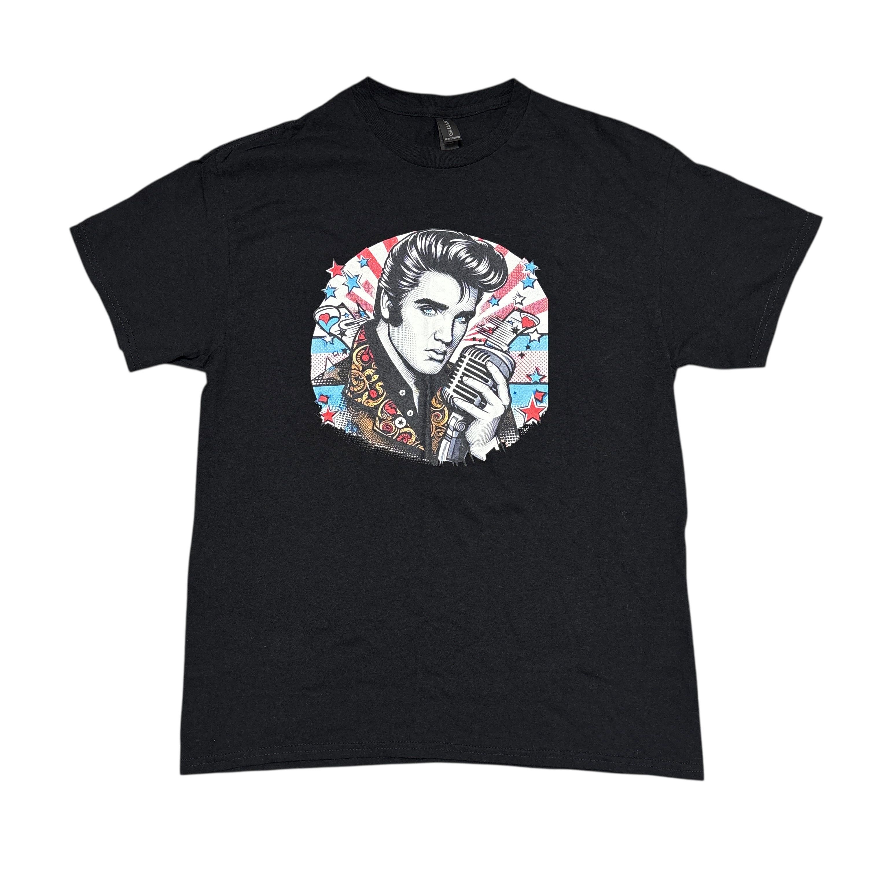 Band Tees Elvis Presley Shirt Tour Concert Rock N Roll Band Tee Size US L / EU 52-54 / 3 - 1 Thumbnail
