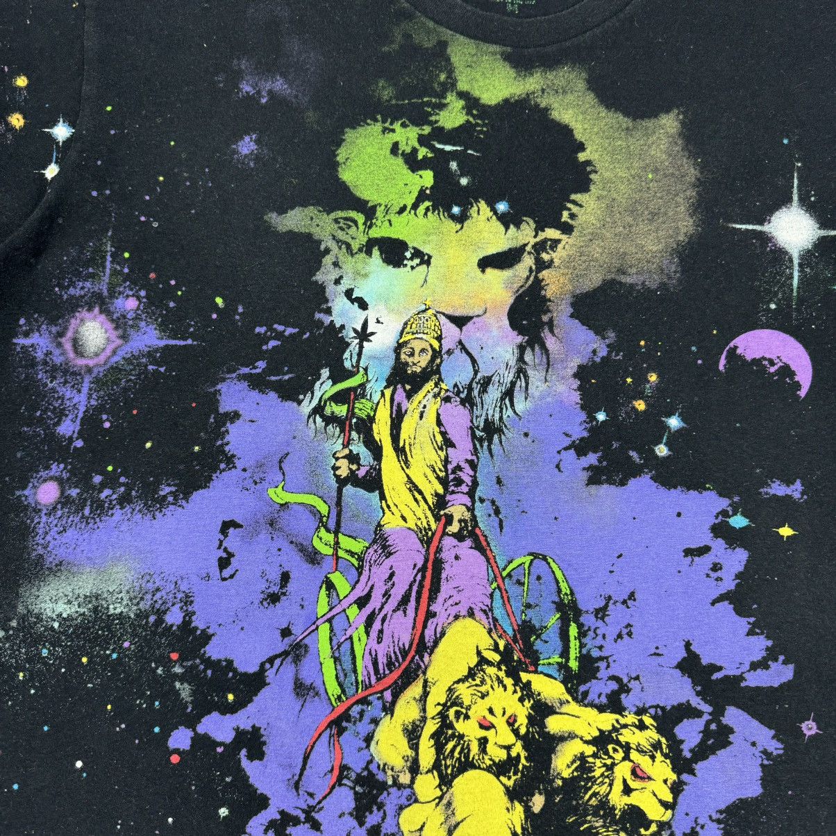 Vintage Rockers Galaxy Art Graphic T-shirt Size US L / EU 52-54 / 3 - 6 Thumbnail