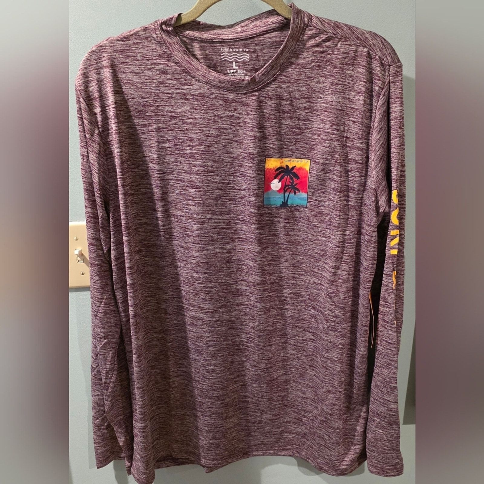 Pacsun PacSun Long Sleeve Swim Shirt With SPF 50+ Size US L / EU 52-54 / 3 - 1 Thumbnail
