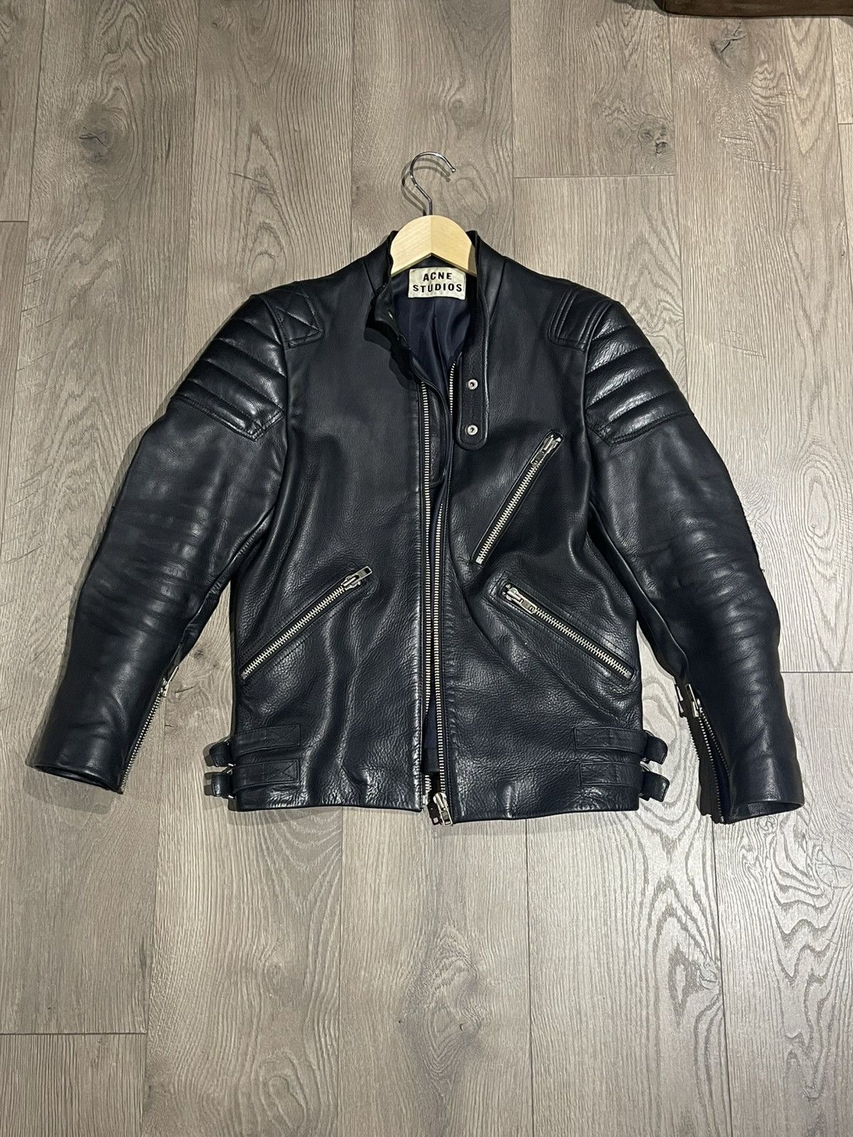 Acne Studios Oliver Leather Jacket | Grailed