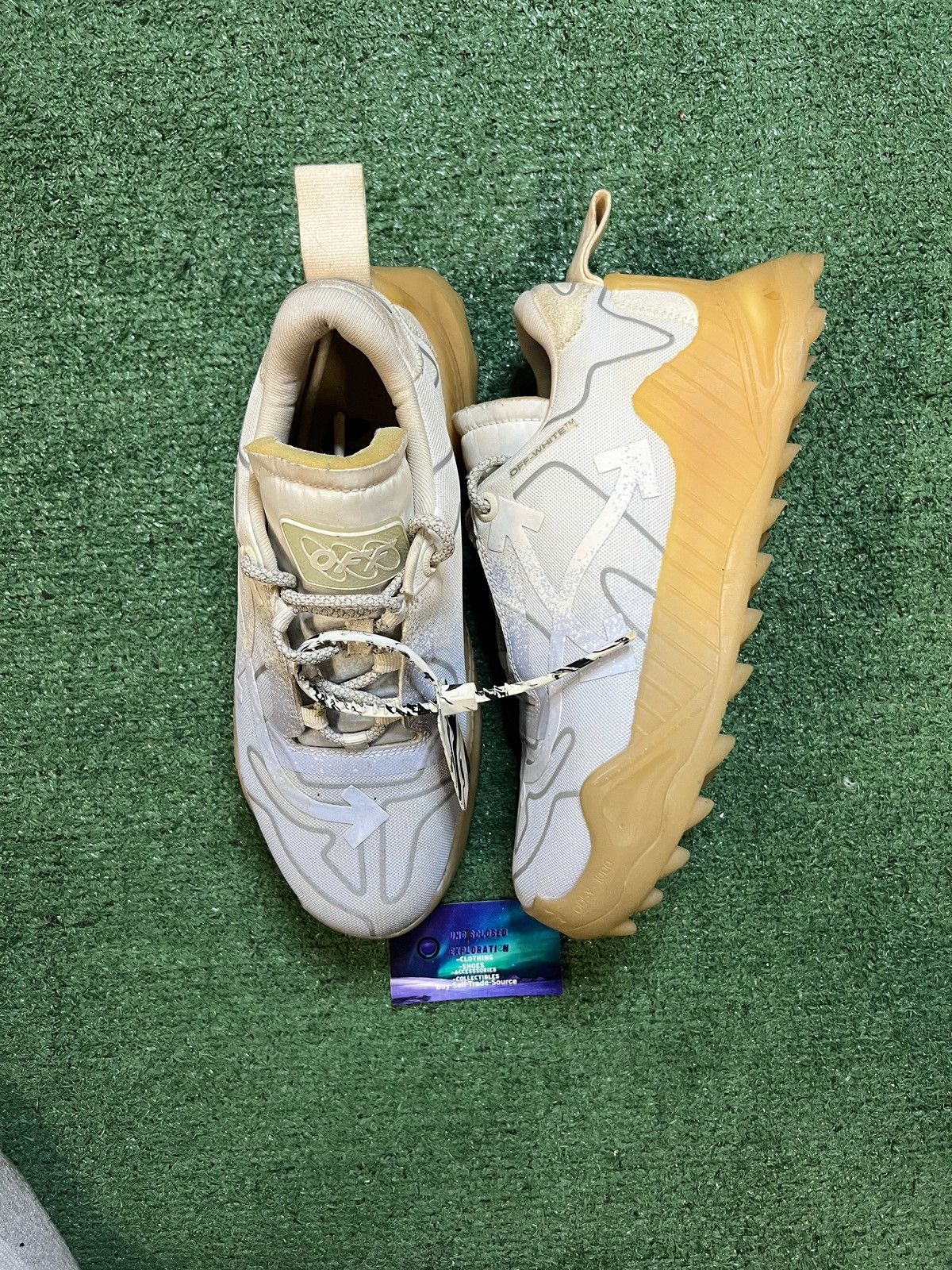 Off-White Off-White ODSY-1000 lilac beige size 10men/11.5women(EU 43) Size US 11.5 / EU 44-45 - 1 Thumbnail