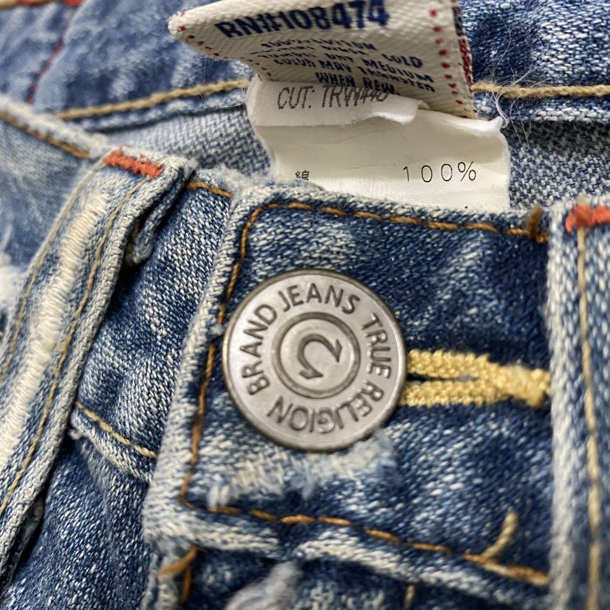 True Religion ☀️Vintage True Religion flare distressed jeans Size 27" / US 4 / IT 40 - 8 Thumbnail