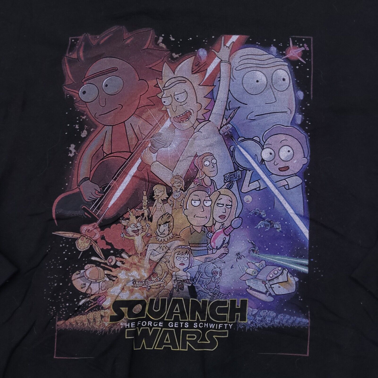 Gildan Rick & Morty Casual Sweatshirt Mens Size Medium Black Gildan Size US M / EU 48-50 / 2 - 4 Thumbnail