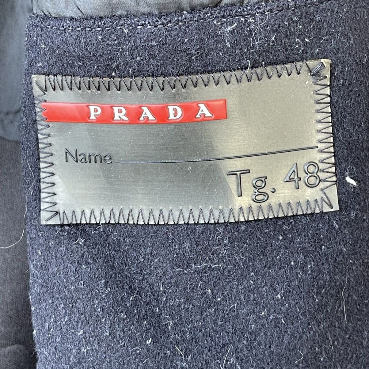 Prada Archival Prada SGV922 Double Breasted Virgin Wool Peacoat Size US M / EU 48-50 / 2 - 13 Thumbnail