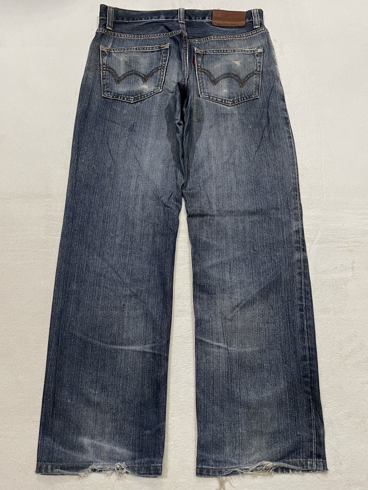 Edwin Vintage Edwin 503 Japanese Brand Distressed Mudwash Faded Size US 33 - 11 Thumbnail