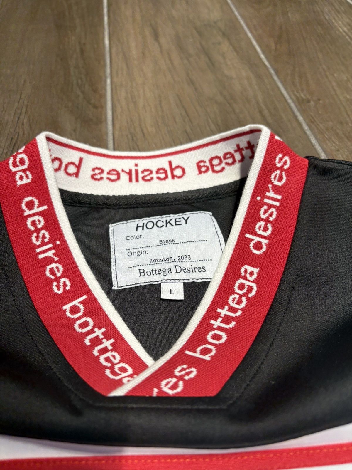 Bottega Desires Bottega Desires Hockey Jersey Black Size US L / EU 52-54 / 3 - 3 Thumbnail