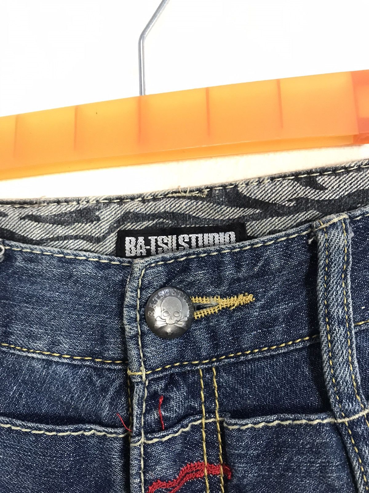 Japanese Brand Hype Japanese Brand Bat-su Studio Double Waist Denim Jeans Size US 30 / EU 46 - 6 Thumbnail