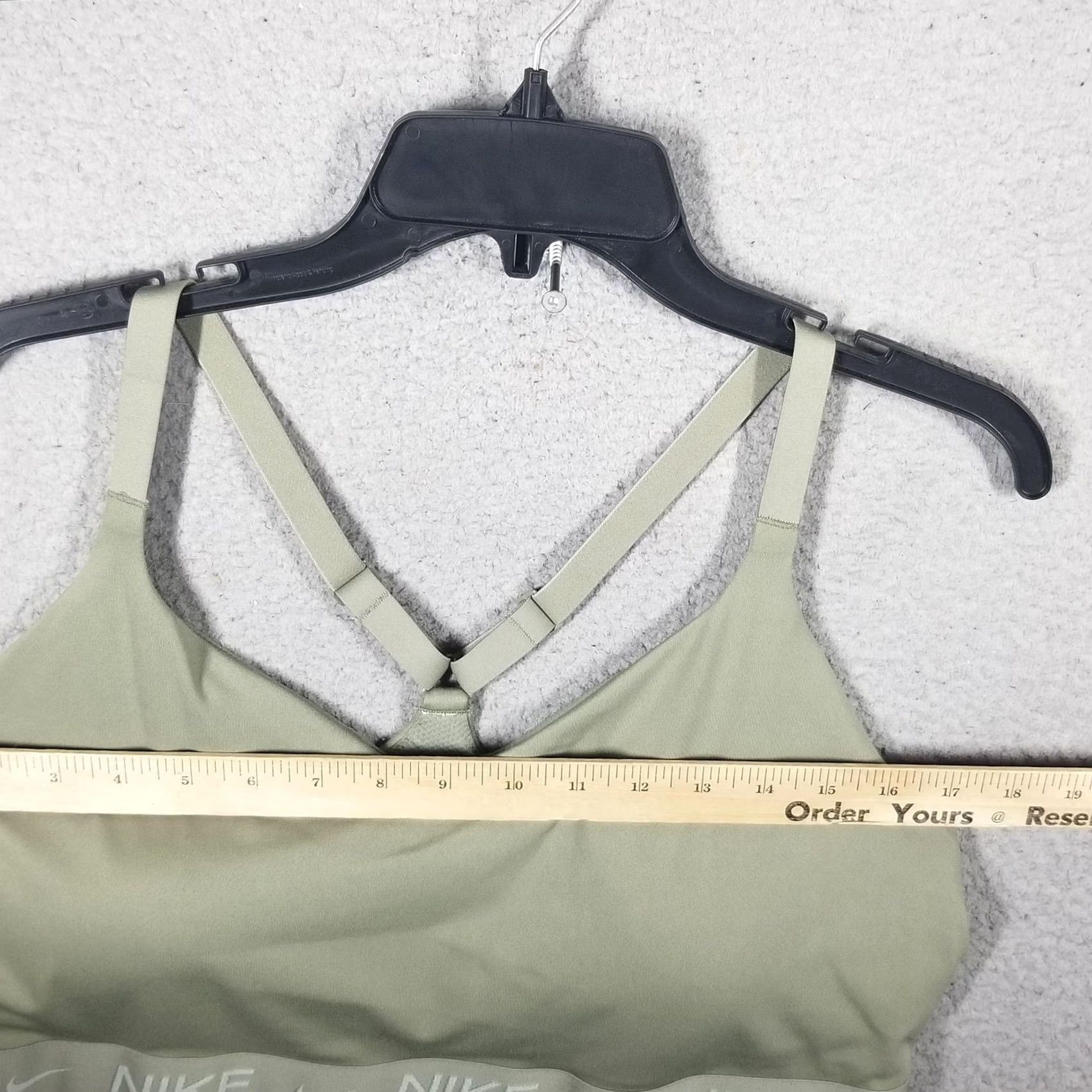 Nike Nike Indy Dri-FIT Sports Bra Womens 2X Green FD1064-320 Training Plus Size Yoga Size ONE SIZE - 7 Thumbnail