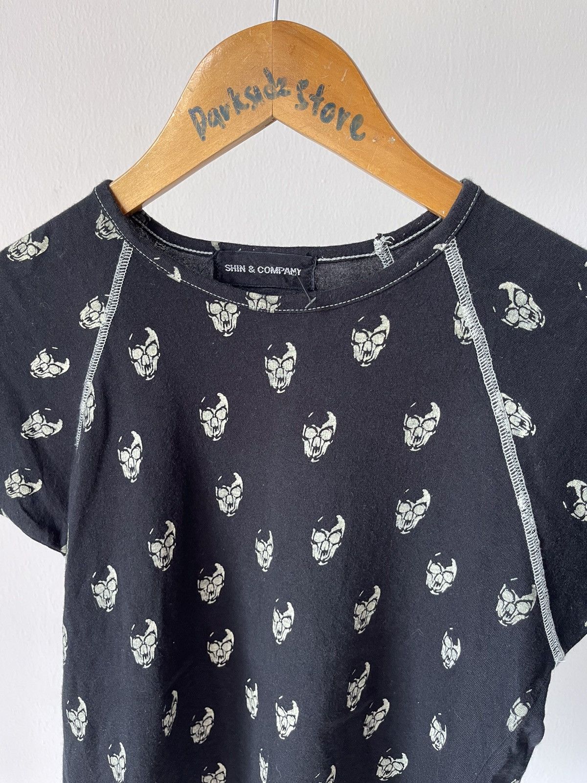 Hysteric Glamour 90s Shin&Company Skull Print Tee Size XXS / US 00 / IT 34 - 4 Thumbnail