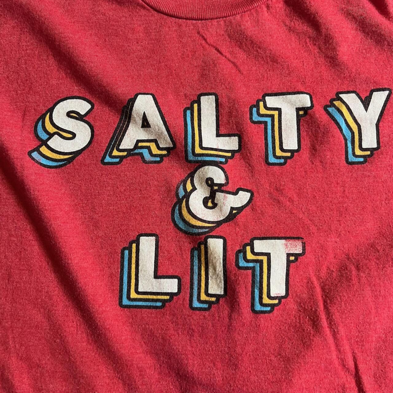 Designer Sundays Salty & Lit Retro Graphic T-Shirt Size Adult L Size US L / EU 52-54 / 3 - 2 Thumbnail