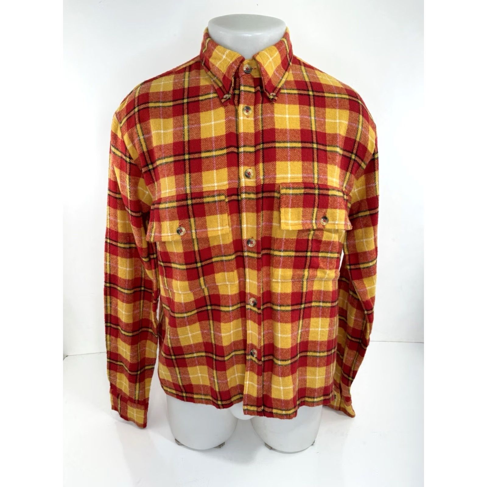 MNML MNML - Plaid Relaxed Cargo Mens M Flannel Shirt Size US M / EU 48-50 / 2 - 2 Thumbnail