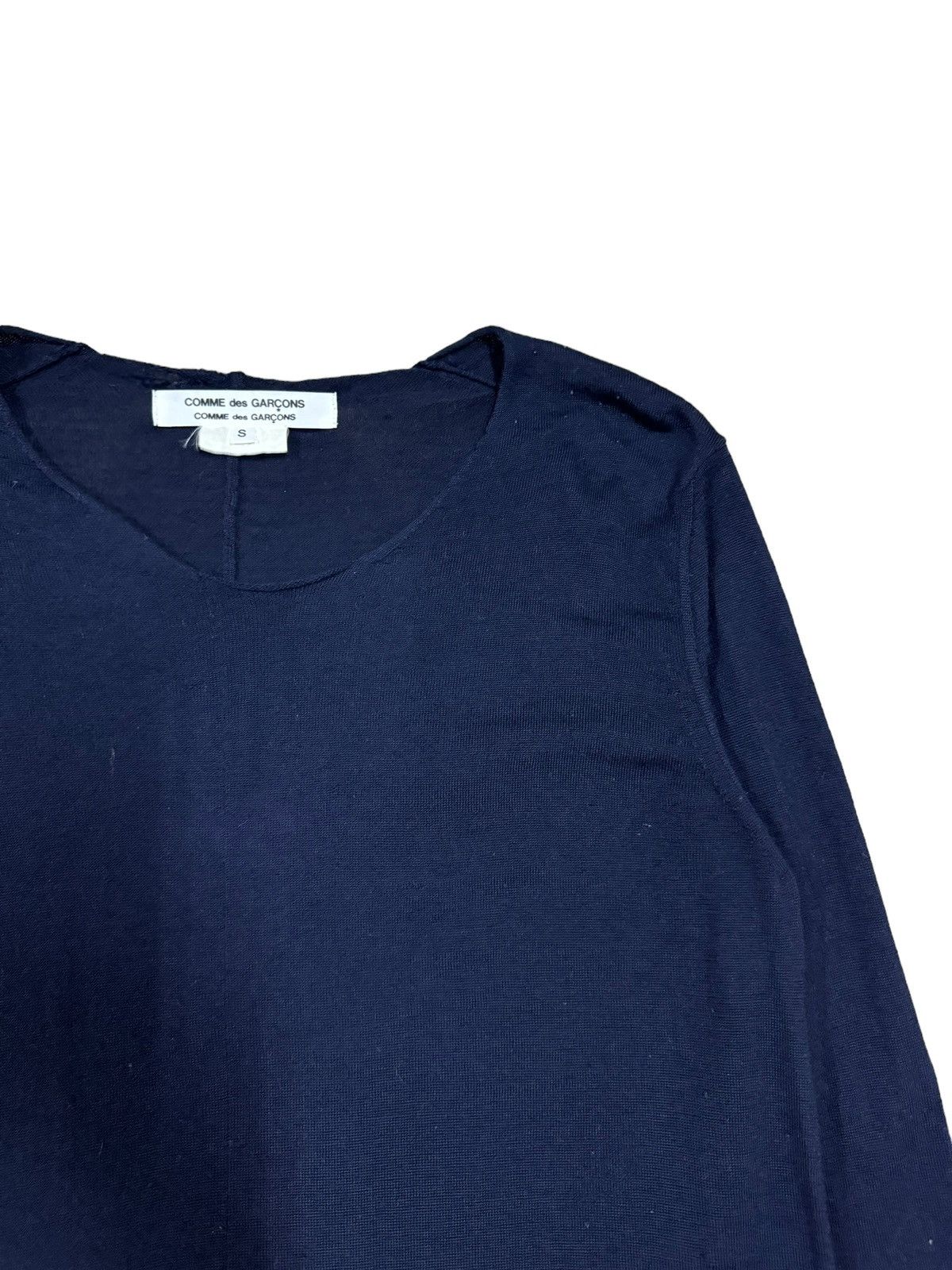 Comme des Garcons × Comme des Garcons Homme Plus Comme Des Garçons Knitwear Wool Jumper Asymmetric Shirt Size US S / EU 44-46 / 1 - 6 Thumbnail