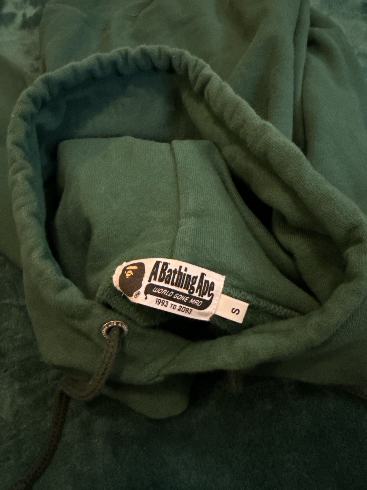 Bape Green Bape Hoodie Size US S / EU 44-46 / 1 - 3 Thumbnail