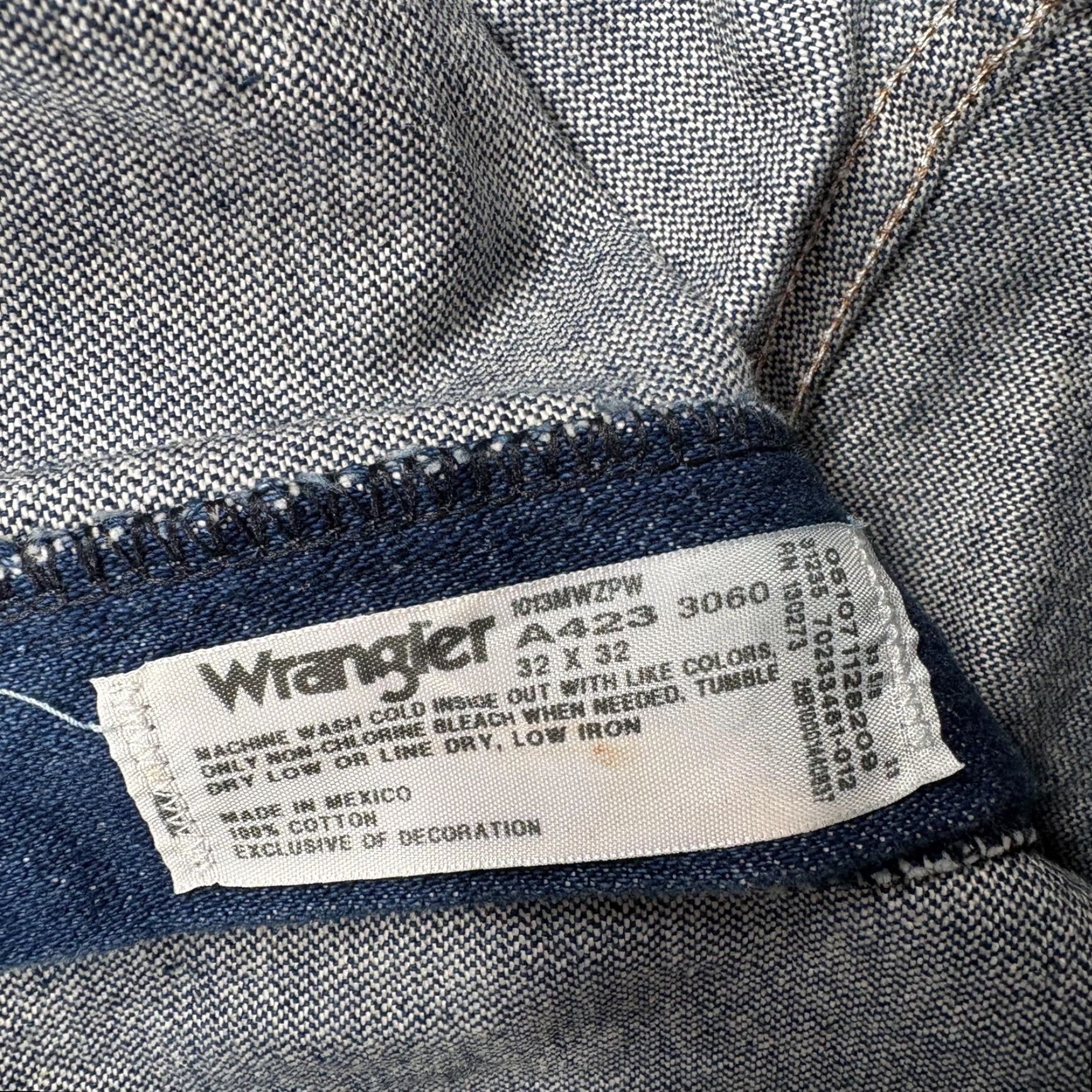 Wrangler Wrangler Jeans Mens 32x32 Blue Cowboy Cut Regular Fit Straight Denim Western Jeans Size US 32 / EU 48 - 5 Thumbnail