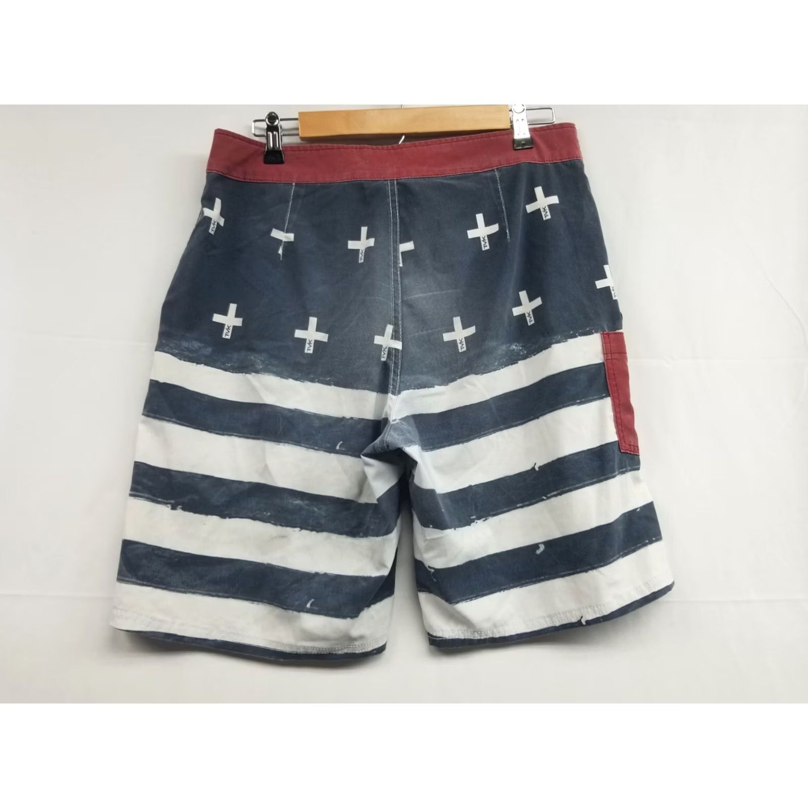 Tavik TAVIK Board Shorts Men Bottom 32 Multicolor Flag Stars Stripes Abstract American Print Swim Bottom Style Board Shorts Mens Size US 32 / EU 48 - 2 Thumbnail