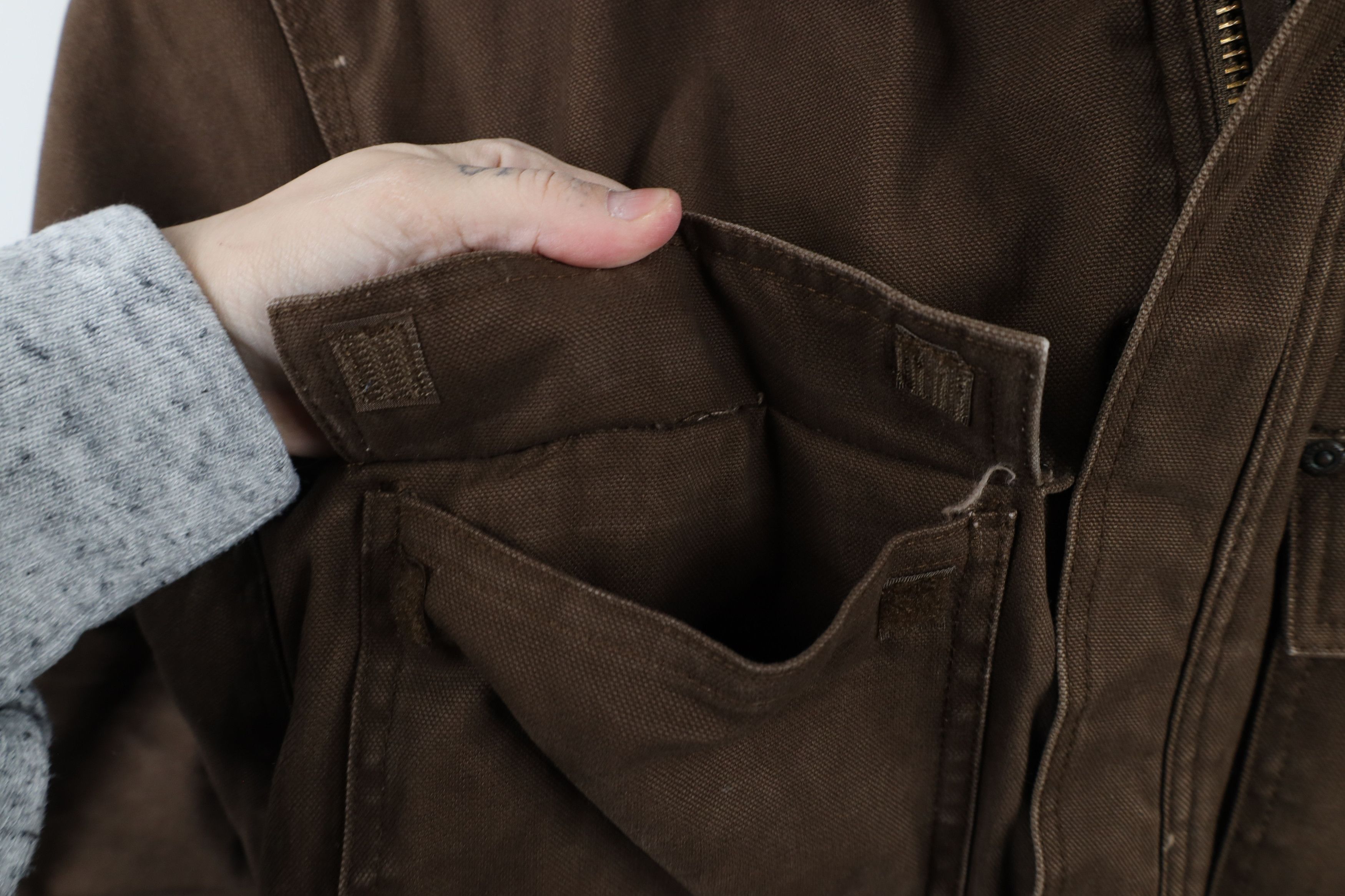 Vintage Vintage 90s Y2K Streetwear Canvas Chore Barn Jacket Brown Size US L / EU 52-54 / 3 - 8 Thumbnail