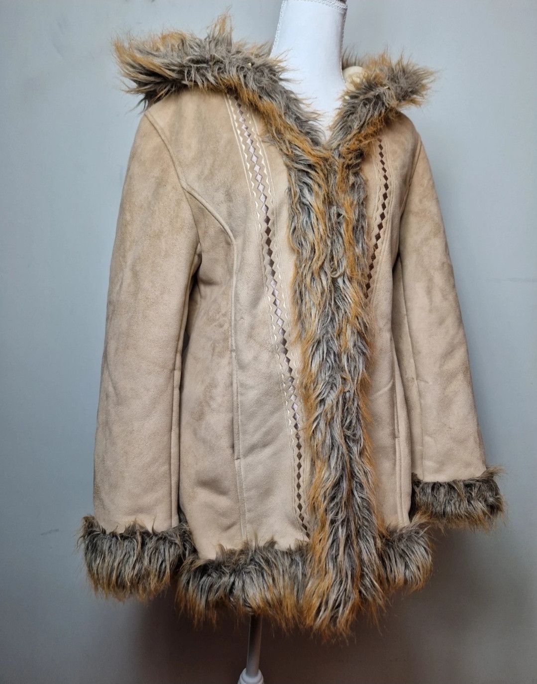 Hysteric Glamour Vintage faux fur y2k afghan penny lane coat avant garde Size L / US 10 / IT 46 - 1 Thumbnail