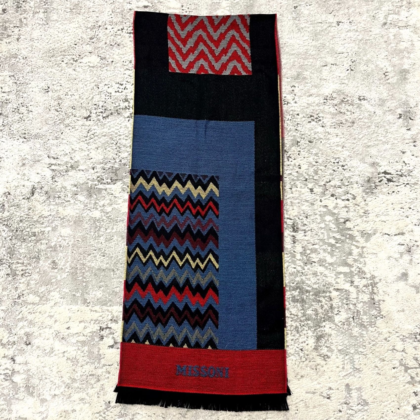 Missoni Missoni Scarf Womens Wool Blend Multicolored Made Italy Size Designer Size ONE SIZE - 3 Thumbnail