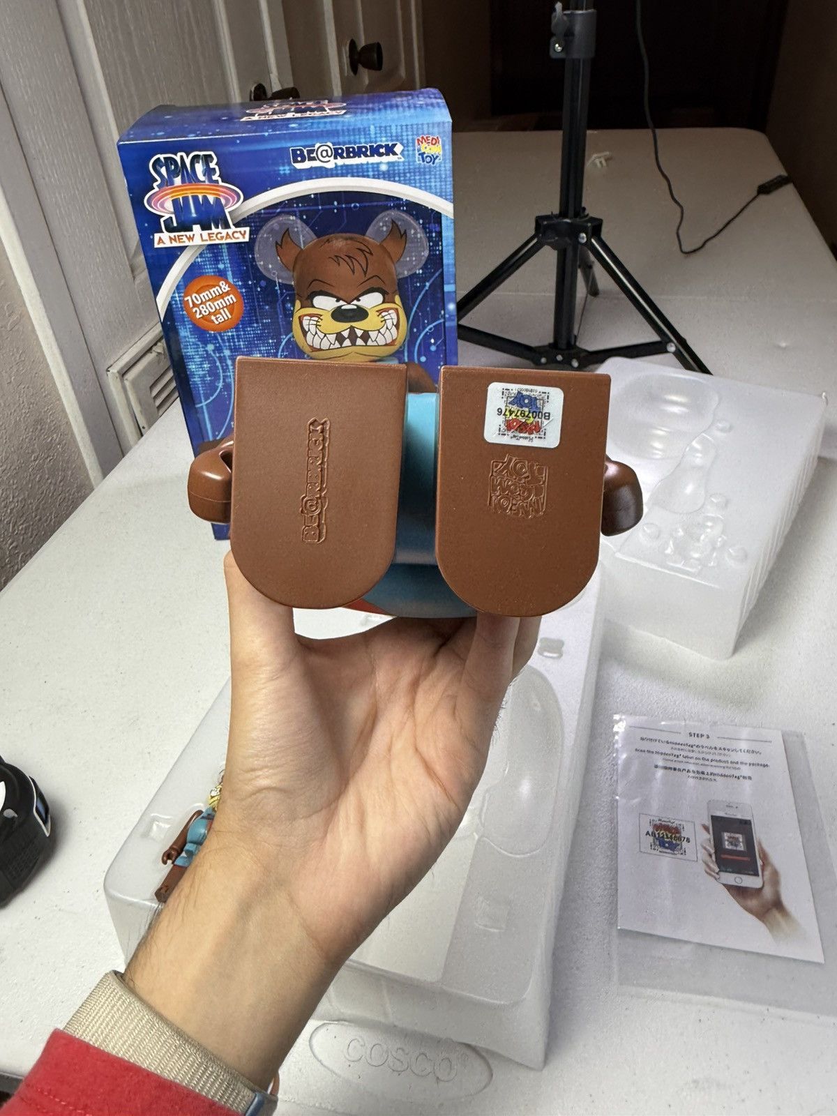 Other Space Jam New Legacy Tasmanian Devil 400% & 100% Bearbrick Size ONE SIZE - 6 Thumbnail
