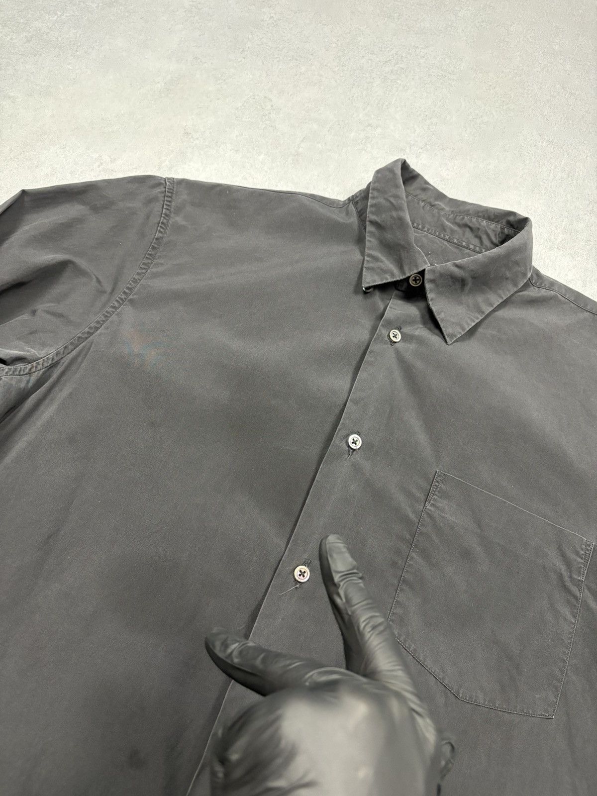 Jil Sander Jil Sander Black Button Up Shirt Tailor Made Italy Size 40 Size US L / EU 52-54 / 3 - 5 Thumbnail