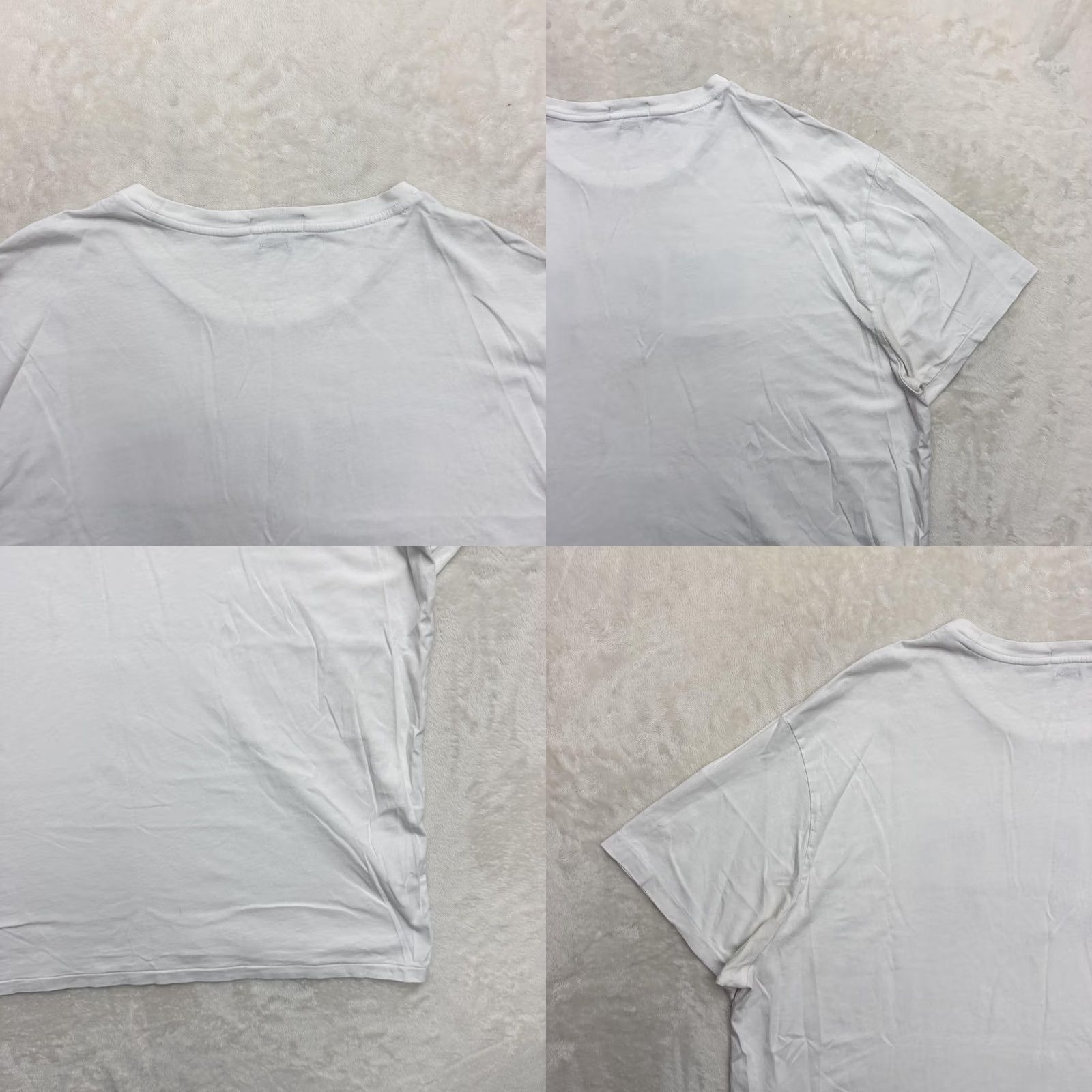 Polo Ralph Lauren Polo Ralph Lauren Shirt Mens 2XL White Crewneck Logo Graphic Tee Short Sleeve Jersey Cotton Vintage No Size US XXL / EU 58 / 5 - 9 Thumbnail