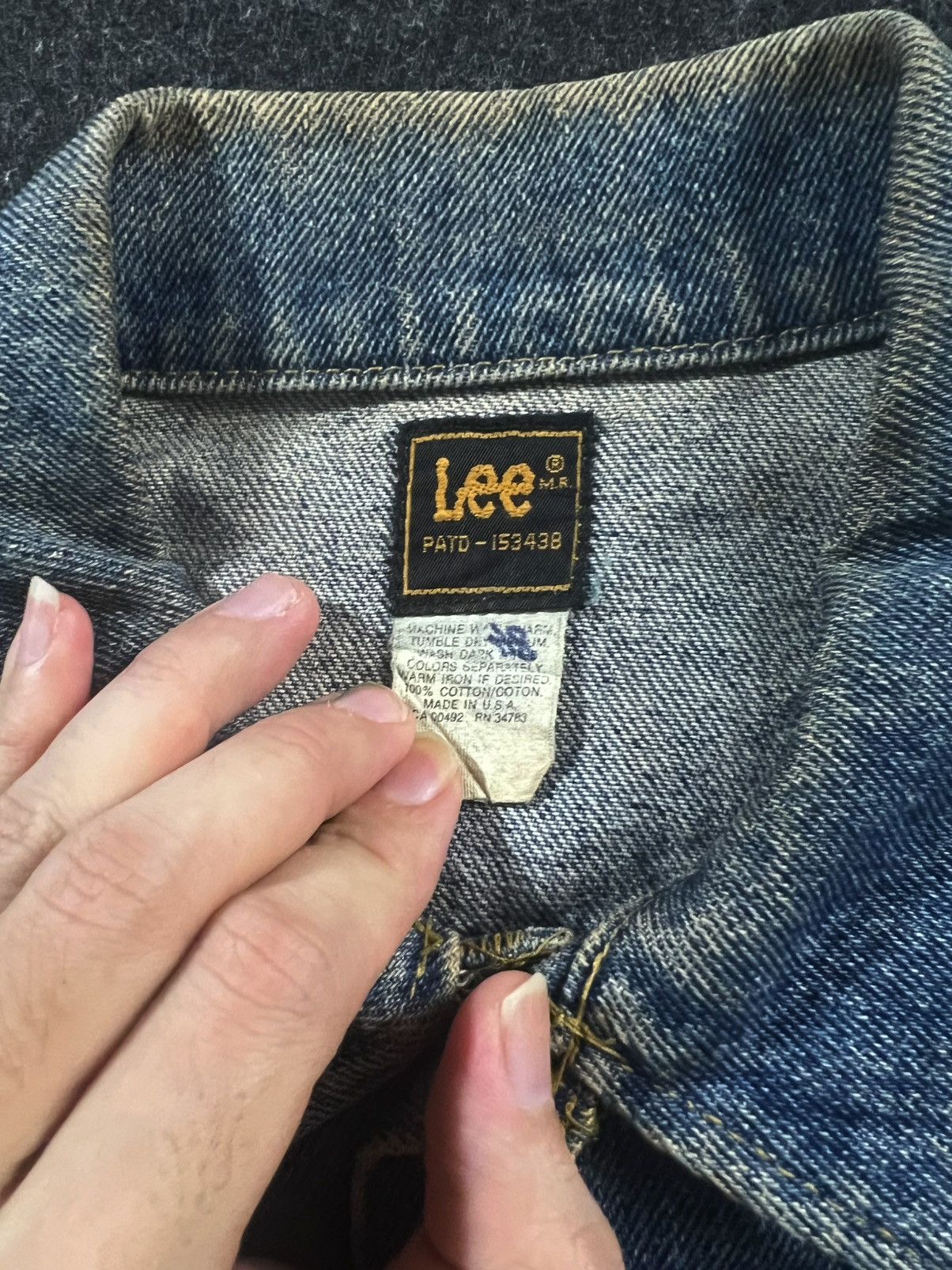 Lee Vintage 80’s lee denim riding jacket Size US XL / EU 56 / 4 - 3 Thumbnail