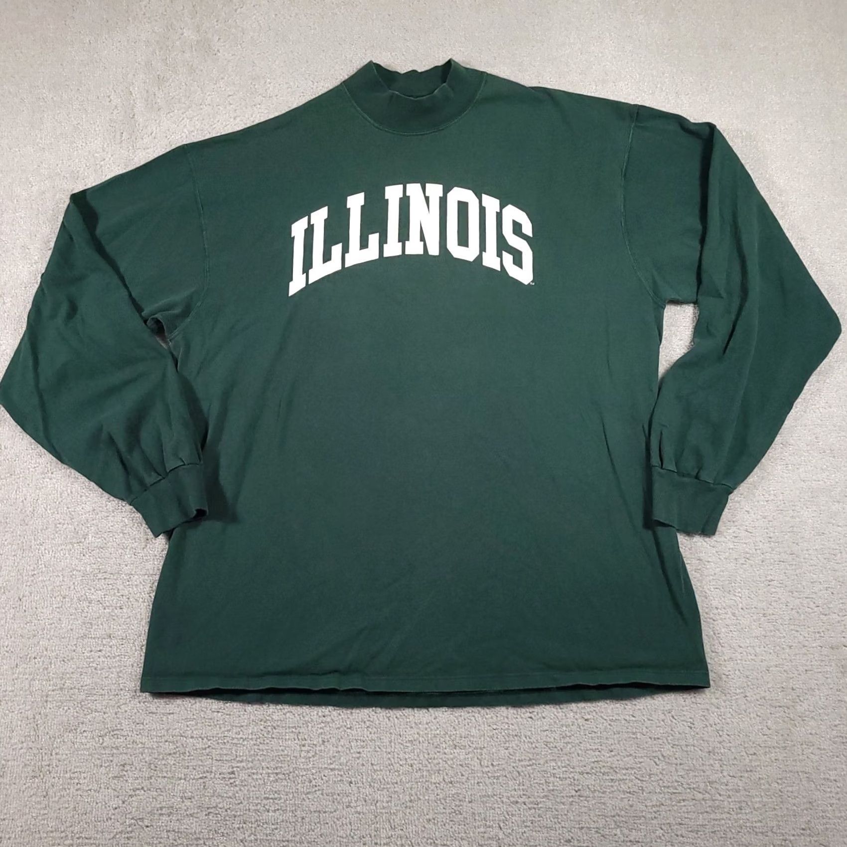 Soffe VINTAGE Soffe's Choice Long Sleeve Shirt Mens 2XL Green Illinois Graphic Tee USA ShirtMens 2XL Green Illinois Graphic Tee 90s Mens Size US XXL / EU 58 / 5 - 2 Thumbnail