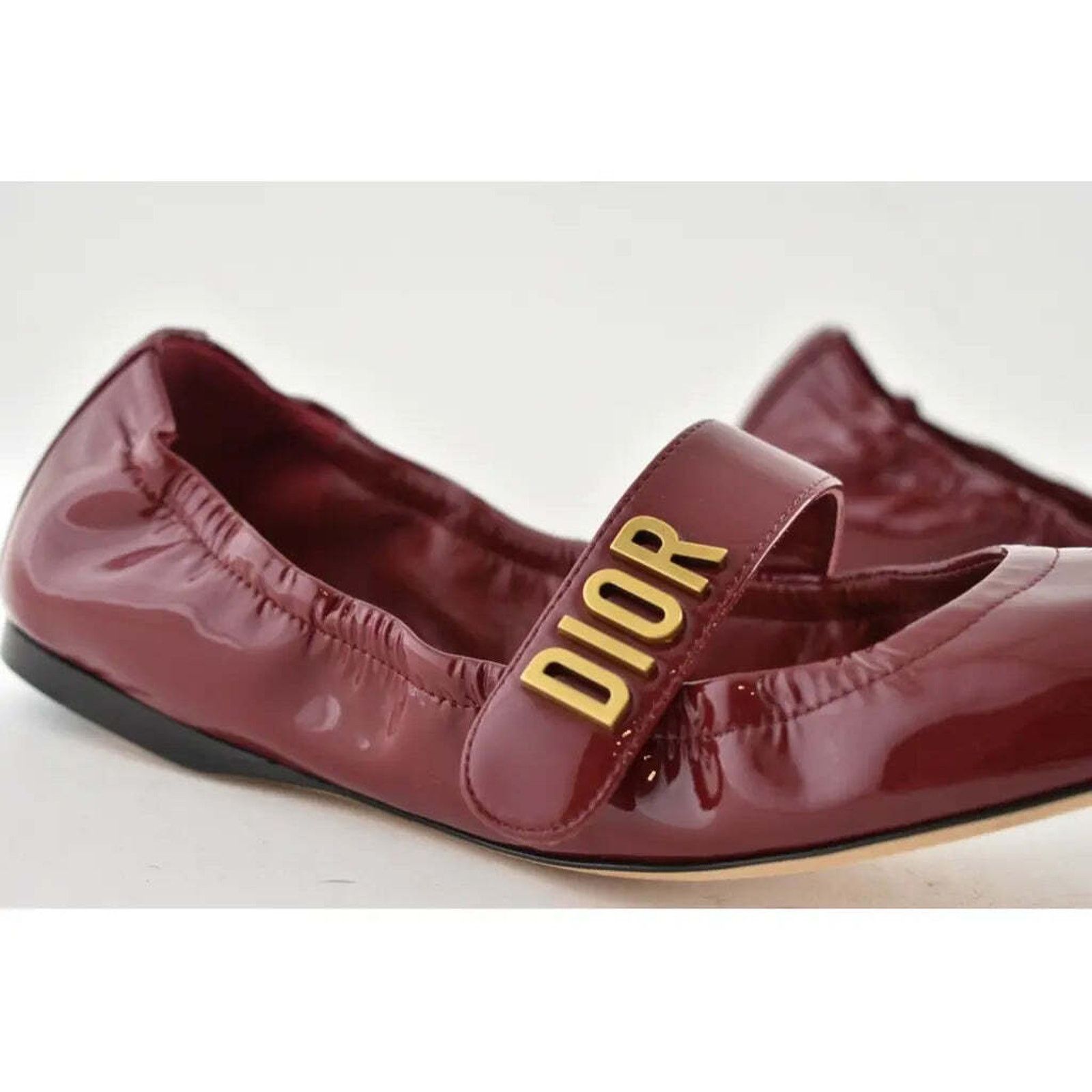 Dior Dior Baby D Scarlet Red Patent Leather Logo Mary Jane Size US 10 / IT 40 - 3 Thumbnail
