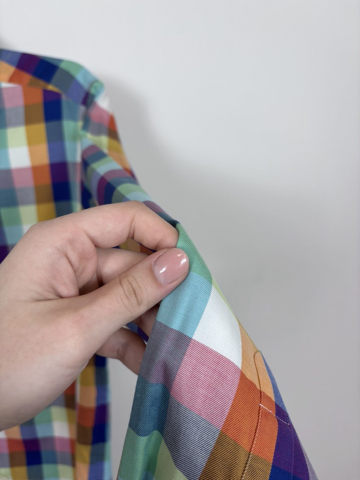 Eton Eton Men’s Slim Fit Multicolor Check Long Sleeve Shirt Size US M / EU 48-50 / 2 - 12 Thumbnail